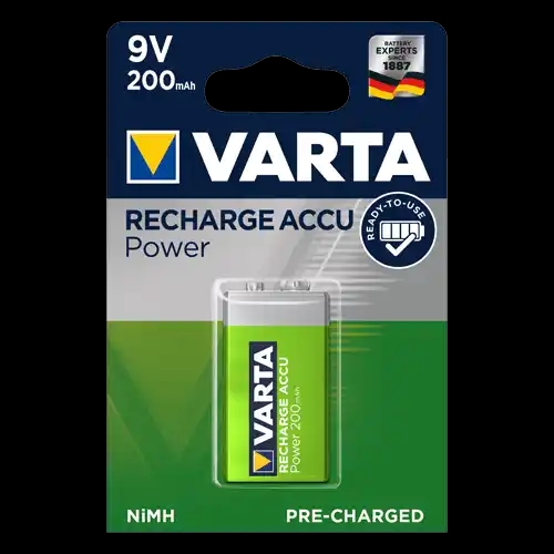 Punjiva baterija Varta 9V 200mAh