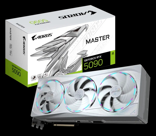 Graficka karta GIGABYTE AORUS GeForce RTX 5090 MASTER ICE 32GB