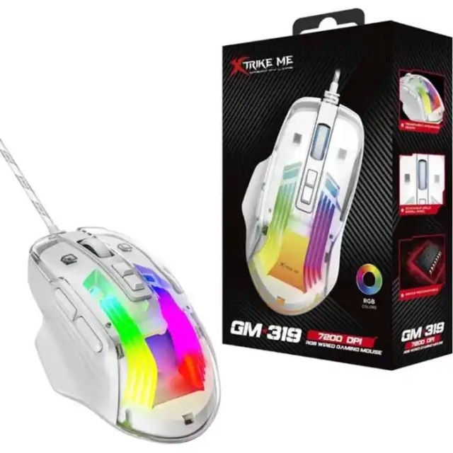 Gaming miš Xtrike GM319 Transparent