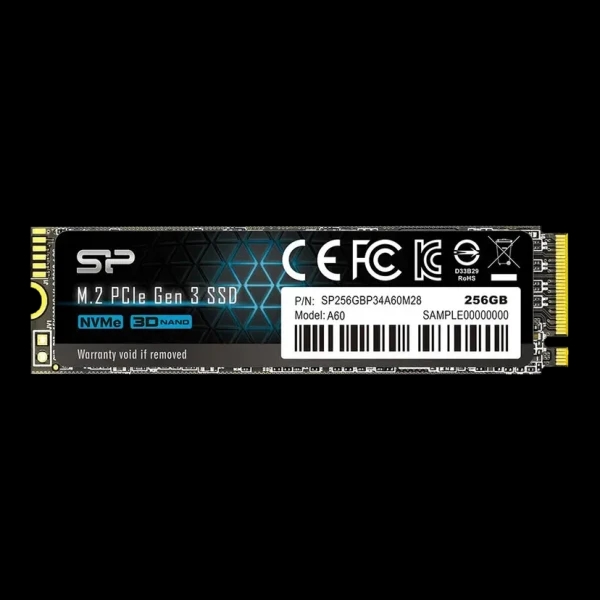 SSD M.2 NVME 256GB SiliconPower SP256GBP34A60M28 A55 2200MBs/1600MBs