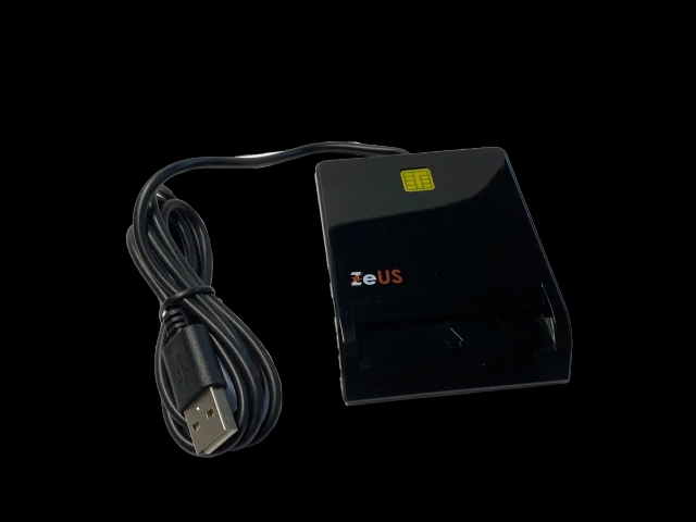 Čitač smart kartica ZeUs CR814 (za biometrijske lične karte), USB